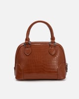 شنطة نسائية الفي اند كو من الجلد بلون بني