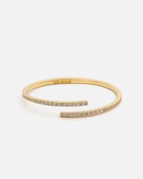 ‎ اسوارة نسائية بتصميم عصري بلون ذهبي | ZJB118L01