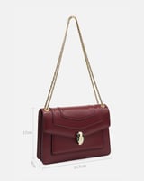 ‎ شنطة زايروس النسائي من الجلد الناعم بلون عودي |...