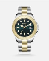 ‎ ساعة إلڤي رجاليه ستيل بلون فضي وذهبي | LAS069M06...