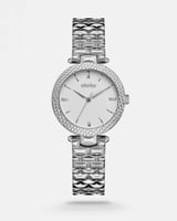 ‎ ساعة اليتير الستيل نسائية بلون فضي | TAA013L1111...