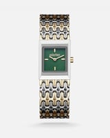 ‎ ساعة اليتير ستيل نسائيه بلون ذهبي وفضي | TAA020L...