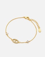 ‎ اسوارة نسائية فينشي بتصميم أنيق بلون ذهبي