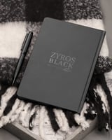 ‎ دفتر ملاحظات وقلم باللون الأسود | ZTS002U0202