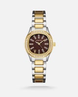 ‎ ساعة نسائية آن ستيل باللون الذهبي و الفضي