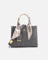 ‎ شنطة نسائية من آن باللون الرمادي | NLH054F0401