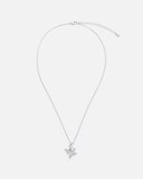 ‎ سلسال نسائي راقي بلون فضي