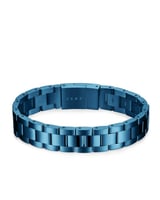 ‎ اسوارة من المعدن بلون أزرق بتصميم عصري | NRB008U...