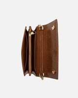 ‎ شنطة نسائية من الفي بلون بني