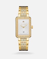 ‎ ساعة نسائية ستيل بلون ذهبي وفضي | LAS058L011101