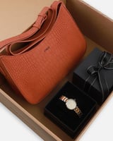 ‎ طقم هدايا نسائي أنيق ساعة وشنطة | SZHU105L262626...