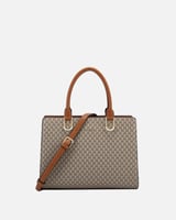 ‎ شنطة نسائية أنيقة باللون البني