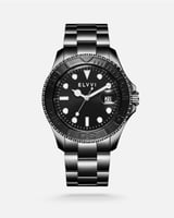 ‎ ساعة إلڤي رجاليه ستيل باللون الأسود | LAS069M020...