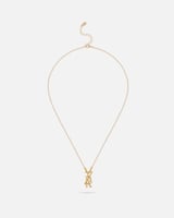 ‎ سلسال نسائي بلون ذهبي بتصميم ناعم | ZJN081L01