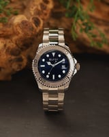 ‎ ساعة إلڤي رجاليه ستيل باللون الفضي | LAS069M1105...