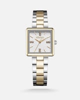 ‎ ساعة اليتير نسائيه بسير ستيل بلون ذهبي وفضي | TA...