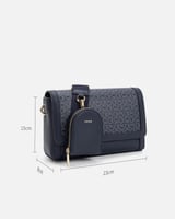 ‎ شنطه آن نسائيه صغيره باللون الأزرق | NLH037F0501