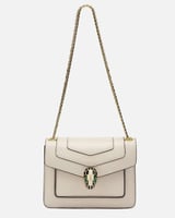 ‎ شنطة زايروس النسائي من الجلد الناعم بلون أبيض |...