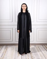 ‎ عباية نسائية زايروس ستان بلون أسود