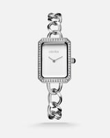 ‎ ساعة اليتير نسائيه بسير ستيل باللون الفضي | TOA0...