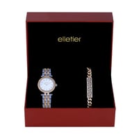 ‎ طقم اليتير نسائي ساعة واسوره بتصميم أنيق | STAA0...