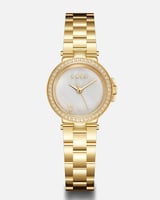 ‎ ساعة نسائية من آن باللون الذهبي | NOS032F010301