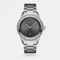 ‎ ساعة زايروس الرجالية من الستيل بلون فضي من التصا...