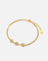 ‎ اسوارة نسائية فينشي أنيقة باللون الذهبي