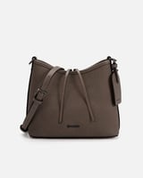 ‎ شنطة نسائية باللون الرمادي