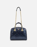 ‎ شنطة نسائية من الجلد بلون أزرق | ZLH825F0501