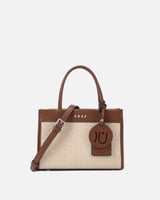 ‎ شنطه بتصميم عصري بلون بيج وبني | NLH009F440711