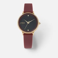 ‎ ساعة زايروس النسائية جلد بلون عصري | ZAR014L0140...