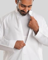 مشد أبيض رجالي نص كم عدد 2