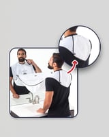 مريلة الرجل الأنيق لحلاقة الدقن والشنب مقاوم للماء