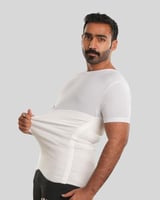 مشد رجالي نص كم لشد البطن و الخصر تحت الثوب من بيك...