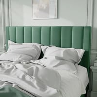 سرير خشب متين ومريح في نفس الوقت - بتنجيد مخملي