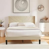 سرير جريت خشب كلاسيكي مغطى بتنجيد مخملية