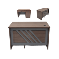 مكتب ميلامين بوحدة تخزين خشبية بتصميم عصري – تنظيم...