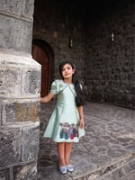 فستان اليوم الوطني جديد مطرز