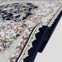 سجاد تركي كاشان كحلي - كريم