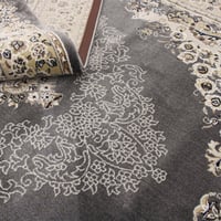 سجاد تركي كلاسيك فاخر رمادي