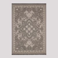 خيش ملكي فاخر كريمي - رمادي غامق