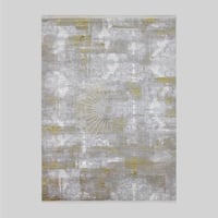 سجاد ماربل مودرن ذهبي