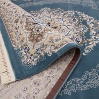 سجاد تركي كلاسيك فاخر ازرق