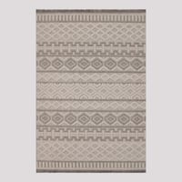 سجاد خيش سندس - رمادي - كريم