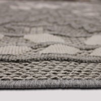 خيش ملكي فاخر كريمي - رمادي غامق