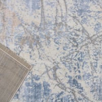 سجادة الي فين ازرق