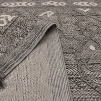 سجاد خيش فاخر رمادي