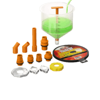 عدة تعبئة ماء الرادييتر