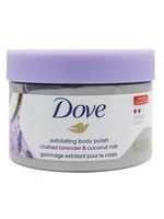 مقشر الجسم بنكهة اللافندر وحليب جوز الهند من دوف -...